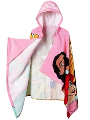 Character Pink Disney Princess Swim & Beach Wrap Towel Poncho Cinderella, Rapunzel And Moana - Image 3 of 12