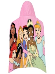 Character Pink Disney Princess Swim & Beach Wrap Towel Poncho Cinderella, Rapunzel And Moana - Image 6 of 12