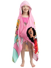 Character Pink Disney Princess Swim & Beach Wrap Towel Poncho Cinderella, Rapunzel And Moana - Image 7 of 12