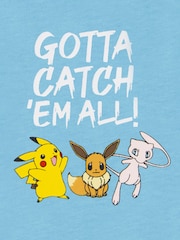Character Blue Pokemon T-Shirt Gotta Catch Em All - Image 5 of 5