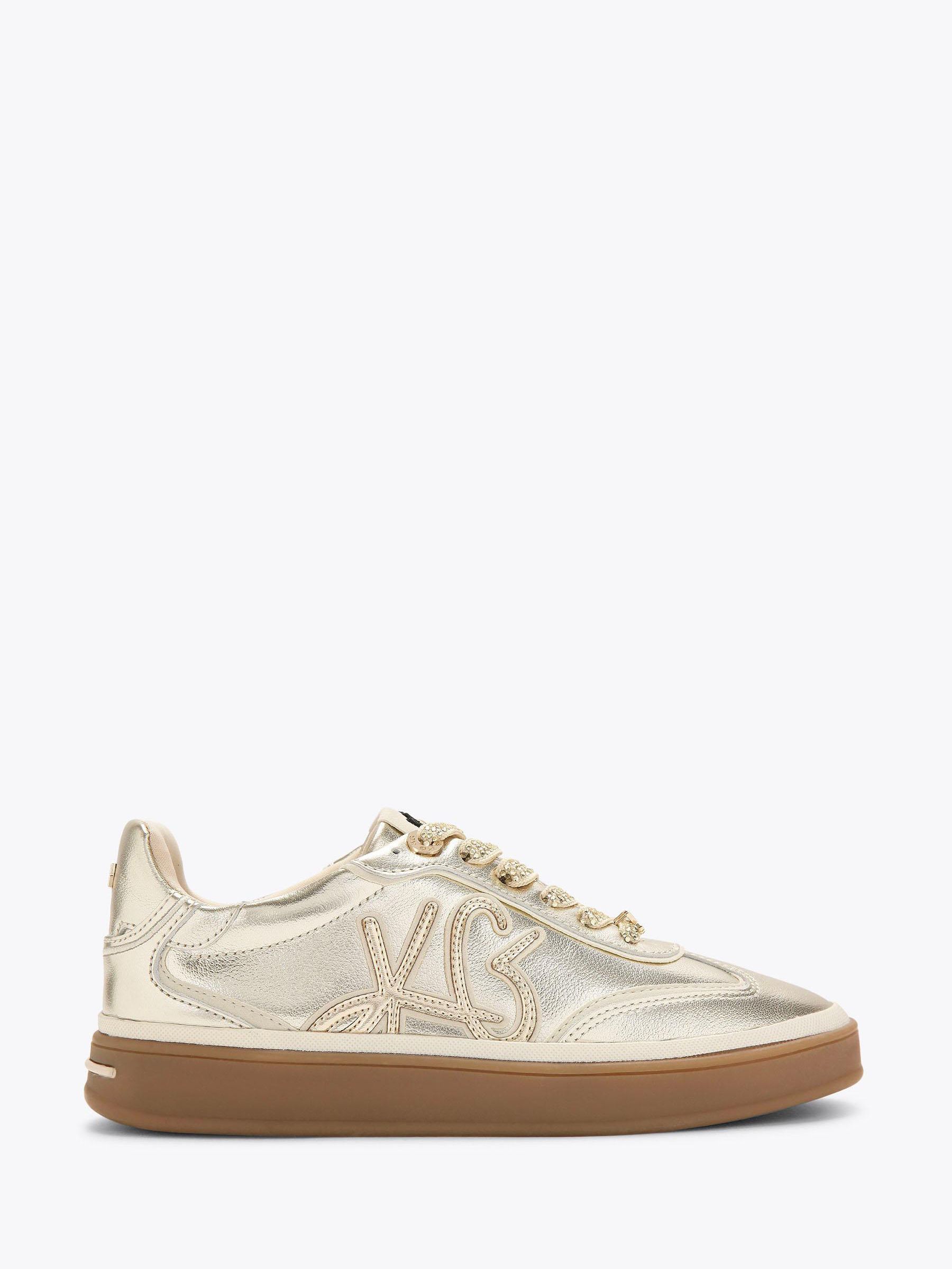 Buy KG Kurt Geiger Gold Leena Trainer from Next USA