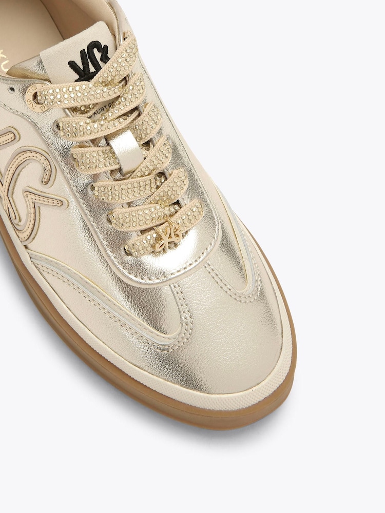 KG Kurt Geiger Gold Leena Trainer - Image 5 of 5 KG Kurt Geiger Gold Leena Trainer - Image 5 of 5