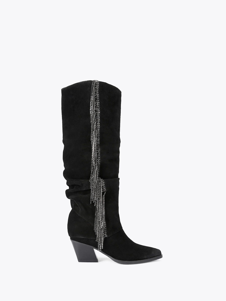 KG Kurt Geiger Black Tempt Boots - Image 1 of 4