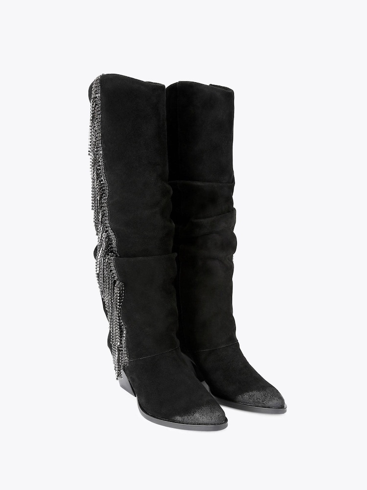 KG Kurt Geiger Black Tempt Boots - Image 2 of 4