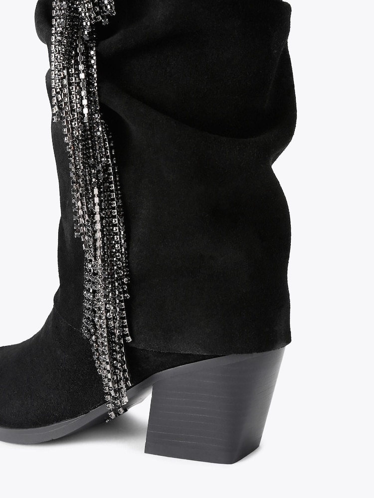 KG Kurt Geiger Black Tempt Boots - Image 4 of 4