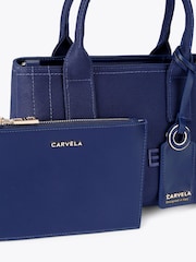 Carvela Blue Lidia Micro Tote Bag - Image 4 of 4