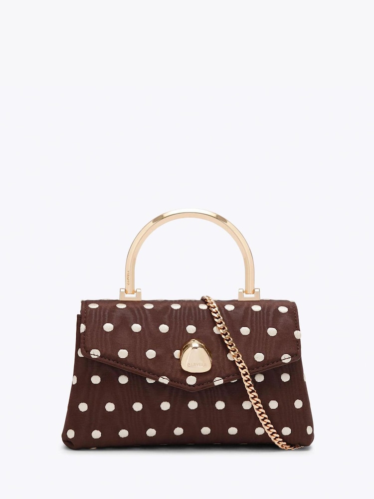 Carvela Brown Amara Top Handle Bag - Image 1 of 4 Carvela Brown Amara Top Handle Bag - Image 1 of 4