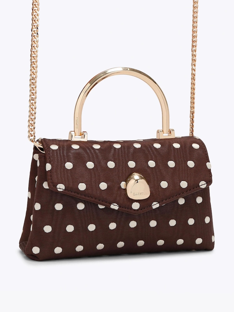 Carvela Brown Amara Top Handle Bag - Image 2 of 4 Carvela Brown Amara Top Handle Bag - Image 2 of 4