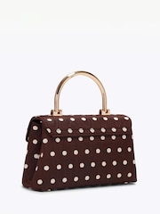 Carvela Brown Amara Top Handle Bag - Image 3 of 4