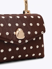 Carvela Brown Amara Top Handle Bag - Image 4 of 4