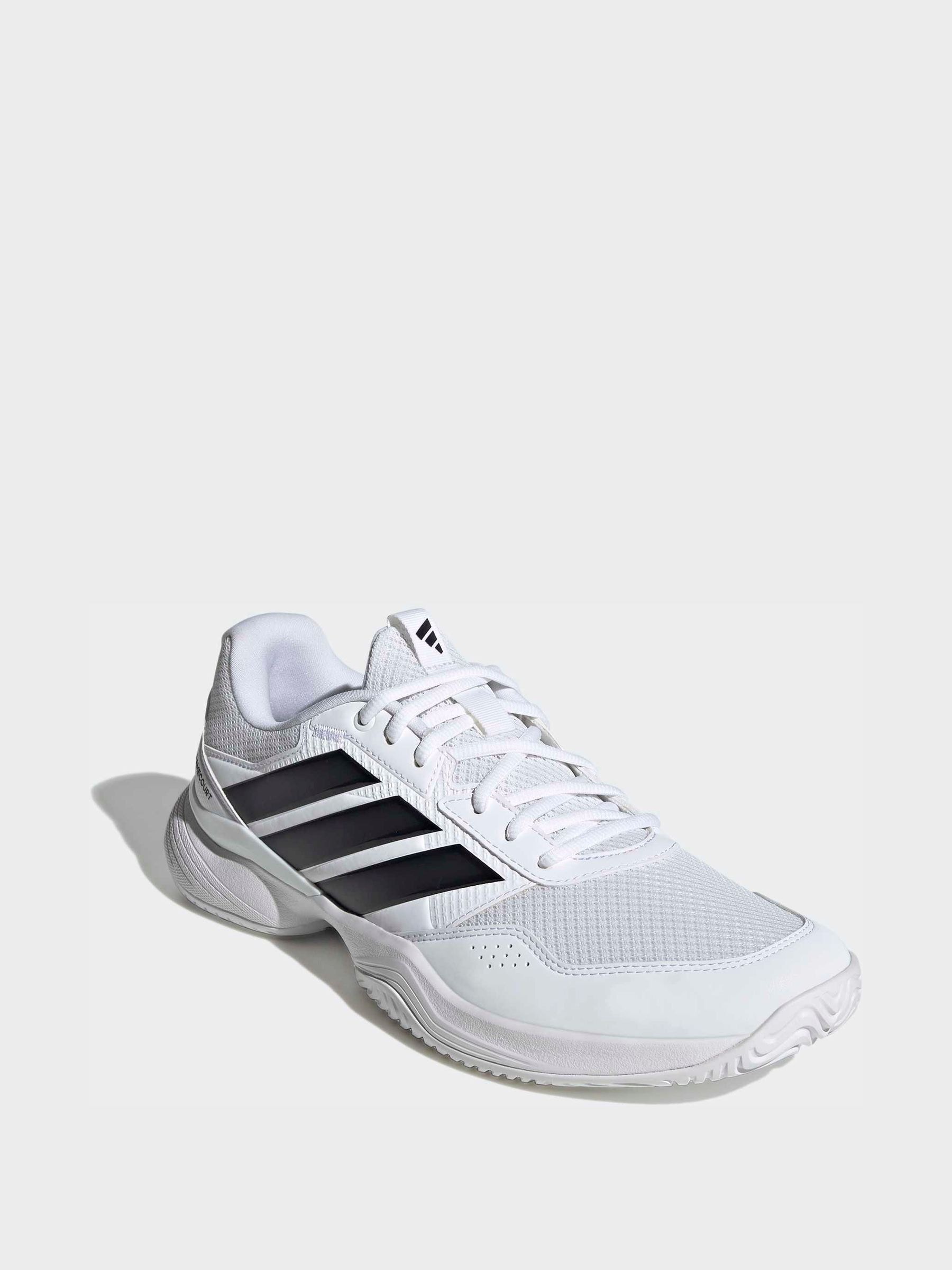 Buy adidas White/Black Gamecourt 3 All Court Tennis Shoes from