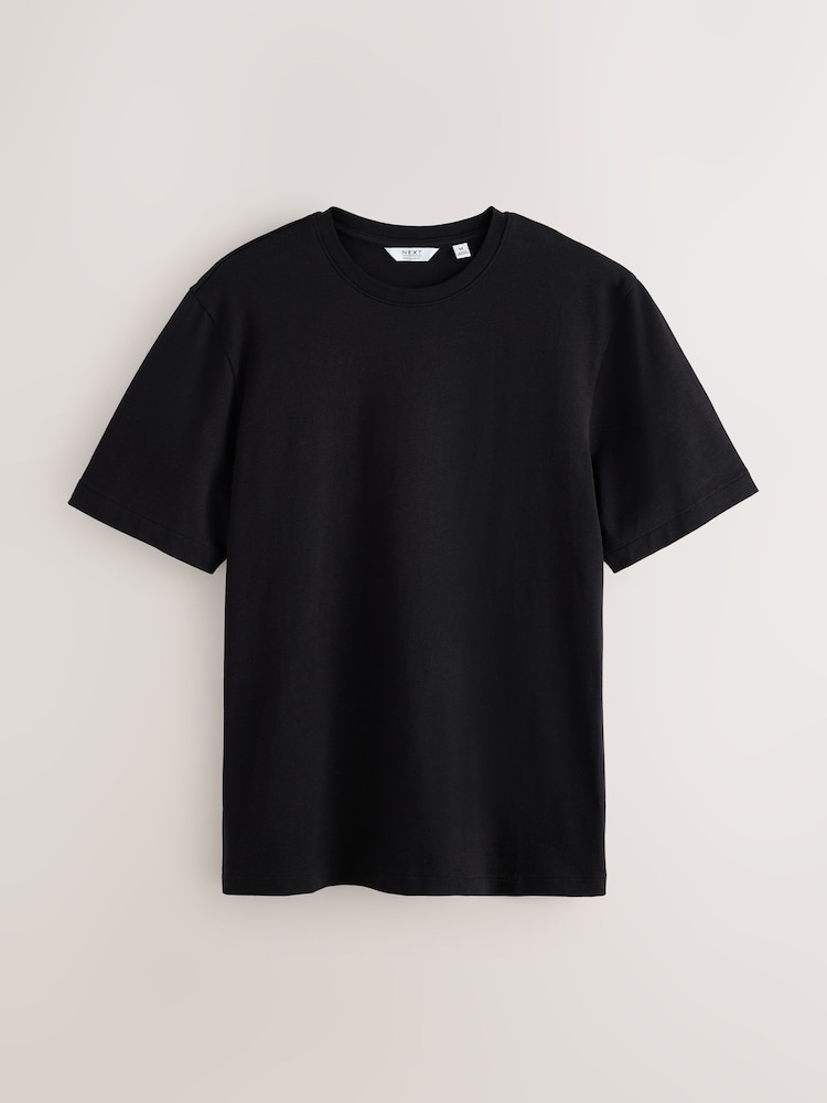 Black Regular Fit T-Shirts 3 Pack - Image 2 of 4 Black Regular Fit T-Shirts 3 Pack - Image 2 of 4