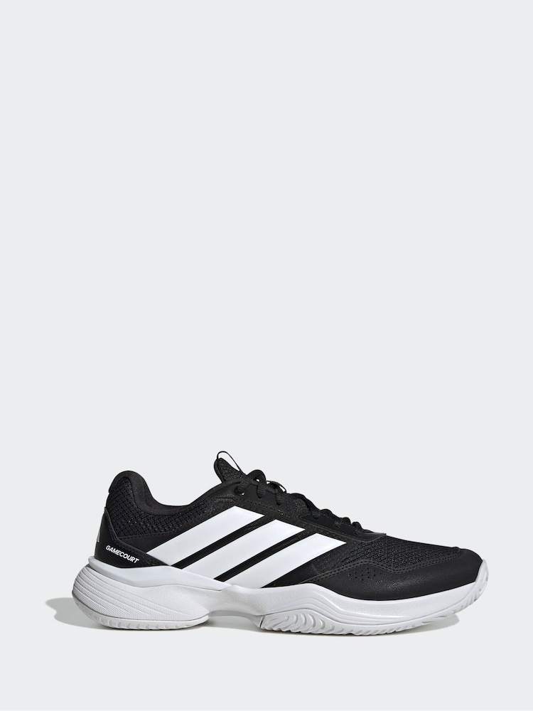 Negro - Zapatillas de tenis adidas Gamecourt 3 para todo tipo de pista. - Imagen 1 de 9