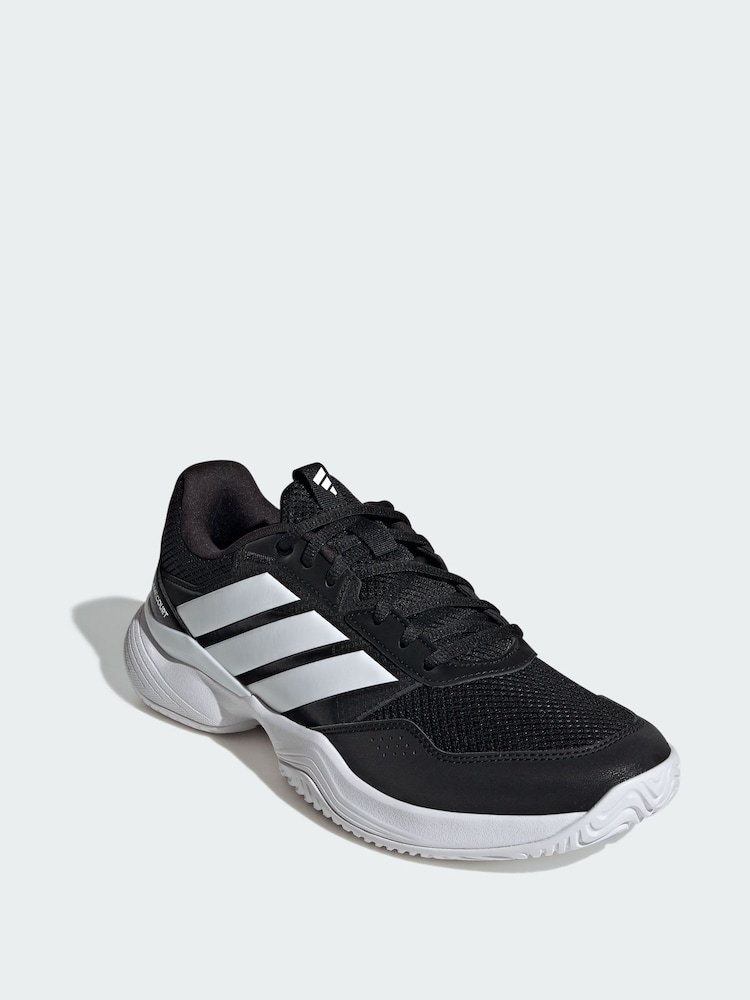 Negro - Zapatillas de tenis adidas Gamecourt 3 para todo tipo de pista. - Imagen 2 de 9