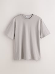 Schwarz/Weiß/Stone/Marineblau/Grau - Reguläre Passform - Schwere T-Shirts im 5er-Pack - Bild 10 von 13