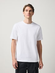 Schwarz/Weiß/Stone/Marineblau/Grau - Reguläre Passform - Schwere T-Shirts im 5er-Pack - Bild 2 von 13