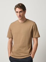 Schwarz/Weiß/Stone/Marineblau/Grau - Reguläre Passform - Schwere T-Shirts im 5er-Pack - Bild 4 von 13