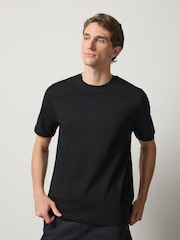 Schwarz/Weiß/Stone/Marineblau/Grau - Reguläre Passform - Schwere T-Shirts im 5er-Pack - Bild 6 von 13