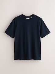 Schwarz/Weiß/Stone/Marineblau/Grau - Reguläre Passform - Schwere T-Shirts im 5er-Pack - Bild 8 von 13