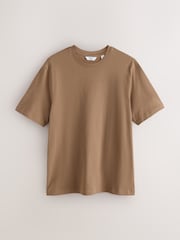 Schwarz/Weiß/Stone/Marineblau/Grau - Reguläre Passform - Schwere T-Shirts im 5er-Pack - Bild 9 von 13