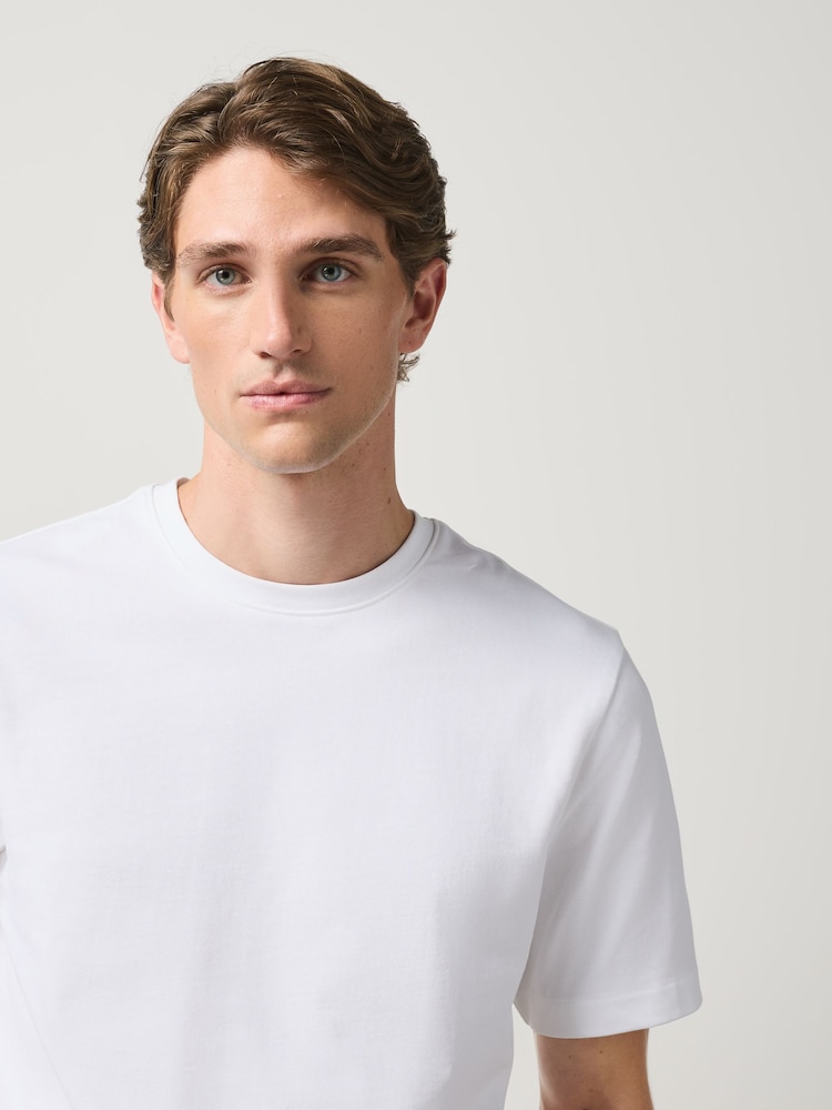 White Regular Fit T-Shirts 3 Pack - Image 2 of 10 White Regular Fit T-Shirts 3 Pack - Image 2 of 10