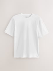 White Regular Fit T-Shirts 3 Pack - Image 6 of 10