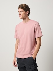 Pastels Green/Blue/Ecru/Slate/Pink Regular Fit Heavyweight T-Shirts 5 Pack - Image 5 of 12