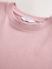 Pink Deep Relaxed Fit Heavyweight T-Shirt - Image 3 of 3