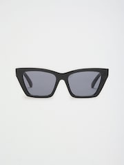 Friends Like These Black Narrow Cateye Sunglasses - Image 5 of 7