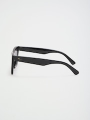 Friends Like These Black Narrow Cateye Sunglasses - Image 6 of 7