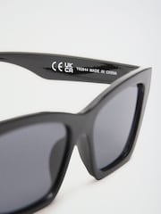Friends Like These Black Narrow Cateye Sunglasses - Image 7 of 7