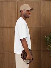 Белый - Футболка с тиснением на кармане и Monogram MAUVAIS - Изображение 2 6