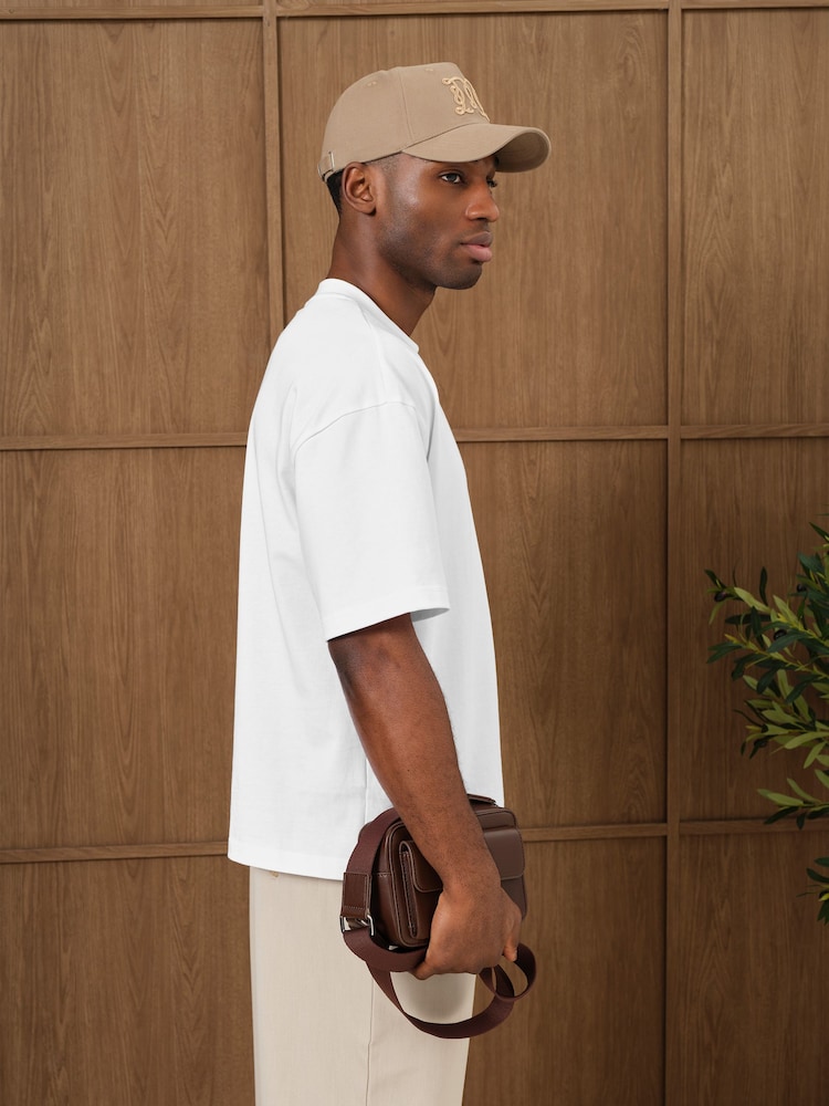 Белый - Футболка с тиснением на кармане и Monogram MAUVAIS - Изображение 2 6