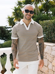 MAUVAIS Natural Matteo Polo Shirt - Image 1 of 4