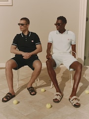 MAUVAIS Black Riviera Knit Rib Shorts - Image 2 of 4