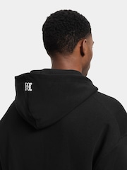 MAUVAIS Black Embroidered Monogram Zip Through Hoodie - Image 4 of 5