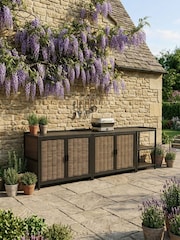 Daro Dark Grey Langley Outdoor Kitchen 2 Cabinet Set - Image 1 of 6