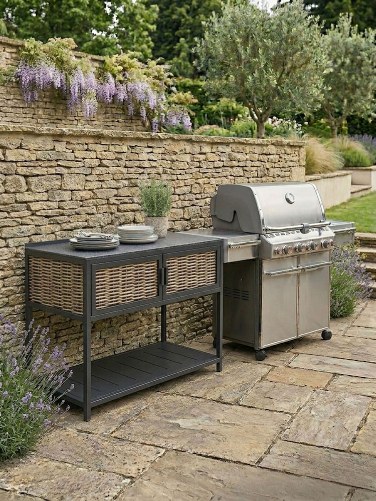 Daro Dark Grey Langley Outdoor Kitchen 2 Door Console - Image 1 of 6
