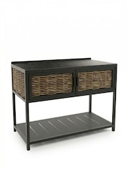 Daro Dark Grey Langley Outdoor Kitchen 2 Door Console - Image 3 of 6