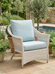 Daro Antique White Wash Cebu Garden Lounging Chair - Image 1 of 4