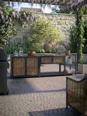 Daro 3 Piece Dark Grey Langley Outdoor Kitchen Set - Image 2 of 5