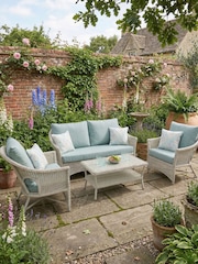 Daro Antique White Wash Cebu Garden Side Table - Image 3 of 3