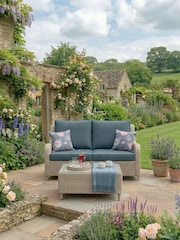 Daro Vintage Lace Cream Santorini Garden Lounging Sofa - Image 1 of 5