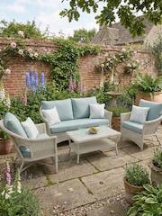 Daro Antique White Wash Cebu Garden Coffee Table - Image 3 of 3