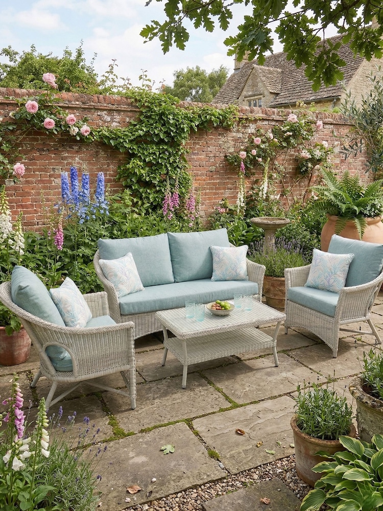 Daro Antique White Wash Cebu Garden Coffee Table - Image 3 of 3 Daro Antique White Wash Cebu Garden Coffee Table - Image 3 of 3