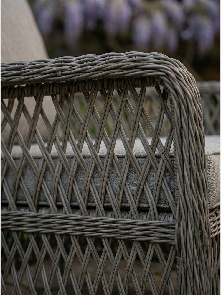 Laura Ashley Honey Grey Fornham Garden Lounging Chair - Image 2 of 4