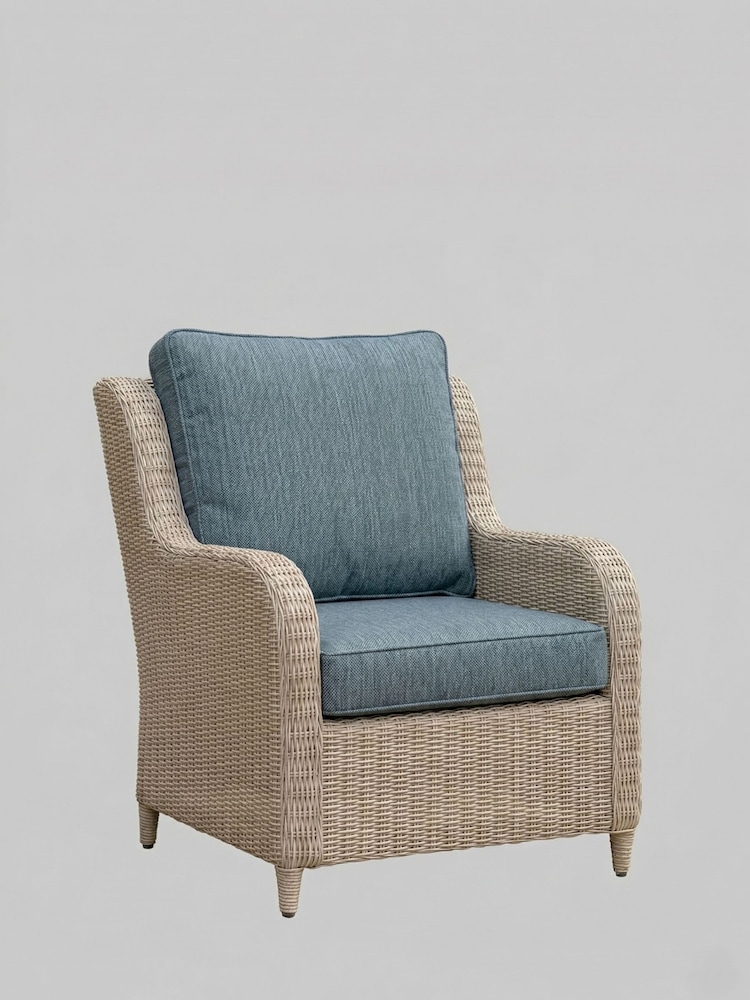 Daro Vintage Lace Cream Santorini Garden 4 Seat Lounging Set with Table - Image 2 of 6