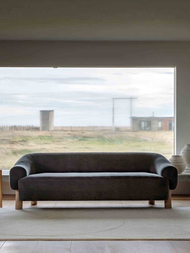 Gallery Home Black Huxley Sofa 3 Seater - Image 2 of 5