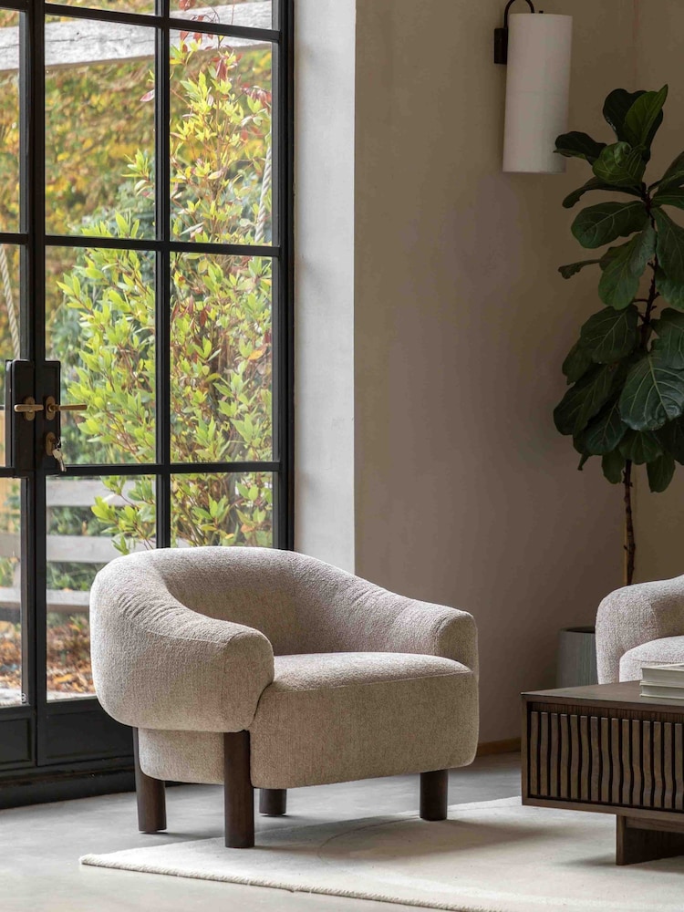Gallery Home Cream Huxley Armchair - Image 1 of 5