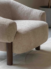 Gallery Home Cream Huxley Armchair - Image 3 of 5